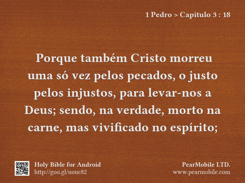 1 Pedro, Capítulo 3:18